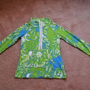 Lilly Pulitzer 3/4 Zip Popover
